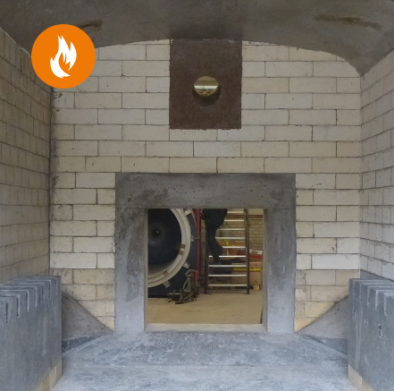Vuurvast montage afbeelding